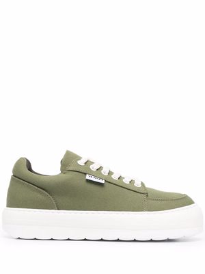 Sunnei chunky-sole low top sneakers - Green