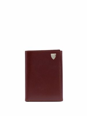 Aspinal Of London tri-fold leather wallet - Brown