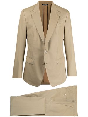Dolce & Gabbana tailored straight suit - Brown