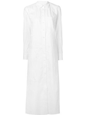 Sies Marjan maxi shirt dress - White