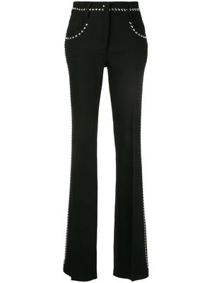 Giambattista Valli studded flare trousers - Black