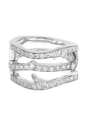Stephen Webster 18kt white gold Thorn convertible diamond ring - Silver