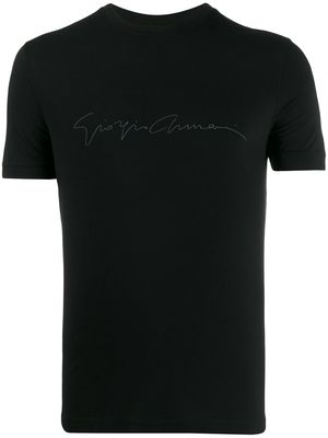 Giorgio Armani logo-print slim-fit T-shirt - Black