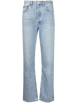 AGOLDE mid-rise straight-leg jeans - Blue