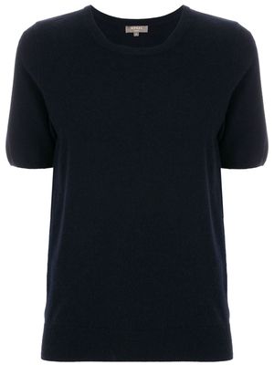 N.Peal cashmere round-neck T-shirt - Blue