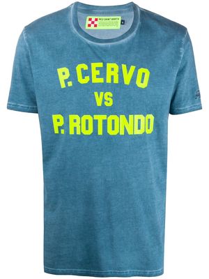 MC2 Saint Barth P.Cervo print T-shirt - Blue