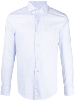 Fedeli stripe-print shirt - Blue