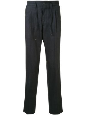 Corneliani drawstring waist trousers - Grey