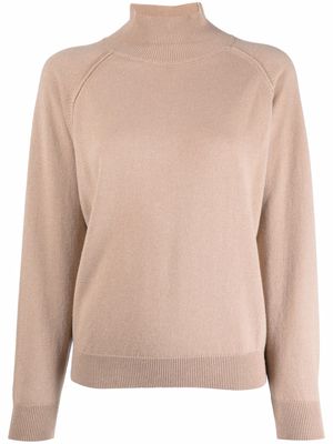 Peserico roll-neck knitted jumper - Neutrals