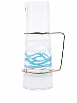 Carlo Moretti two-tone glass decanter - White