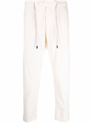 Eleventy cropped track pants - Neutrals