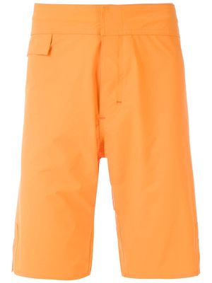 Amir Slama plain swim shorts - Orange