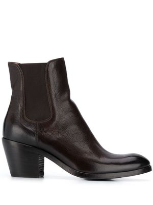 Alberto Fasciani low-heel ankle boots - Brown