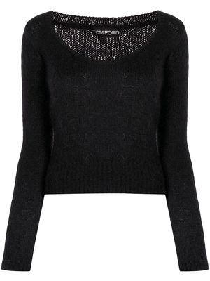 TOM FORD slim-fit knit jumper - Black
