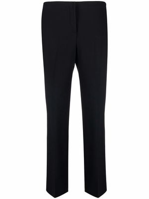 Versace pressed-crease cropped tailored trousers - Black