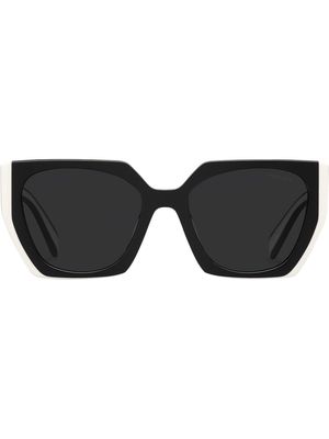 Prada Eyewear oversize hexagonal-frame sunglasses - Black