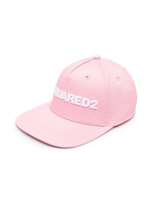 Dsquared2 Kids logo-embroidered cap - Pink