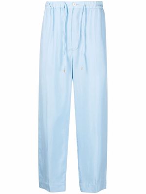 Nanushka drawstring-waist trousers - Blue
