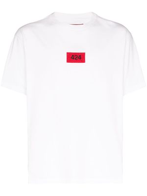 424 logo print T-shirt - White