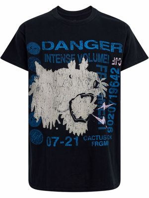 Travis Scott x Fragment Danger T-shirt - Black