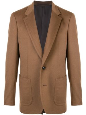 Kolor knitted single breasted blazer - Brown