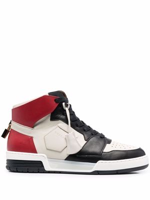 Buscemi hi-top lace-up sneakers - White