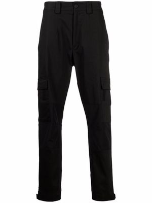 Moncler multi-pocket straight-leg trousers - Black