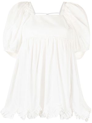 Cecilie Bahnsen Vega puff-sleeve blouse - White