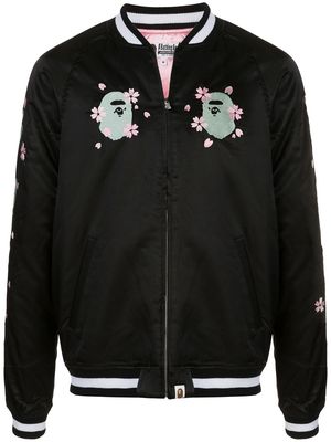 A BATHING APE® Sakura Souvenir Jacket - Black