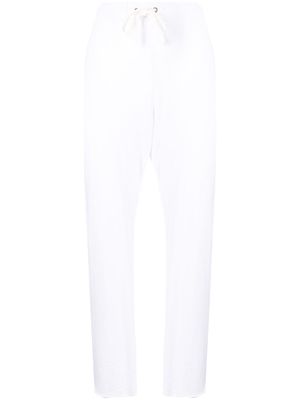 James Perse french-terry track pants - White