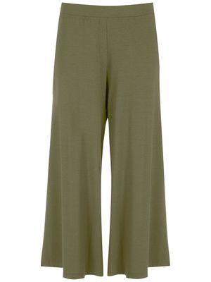Lygia & Nanny flared cropped trousers - Green