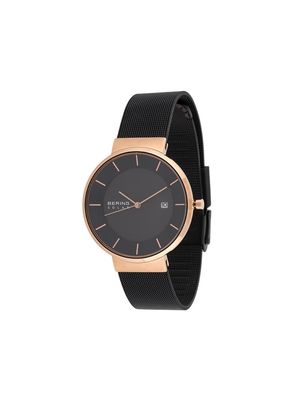 Bering Solar textured style watch - Black