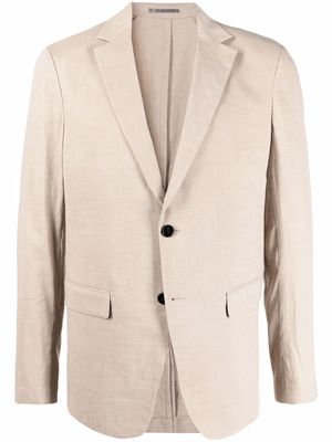Theory fitted single-breasted blazer - Neutrals