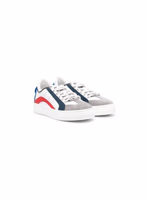 Dsquared2 Kids logo-print lace-up sneakers - White