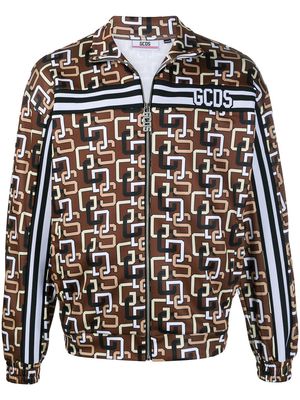 Gcds 60 Tracksuit jacket - Brown