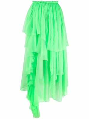 Forte Forte layered tulle skirt - Green