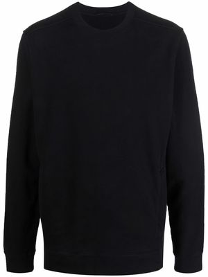 Ten C crew-neck cotton sweatshirt - Black