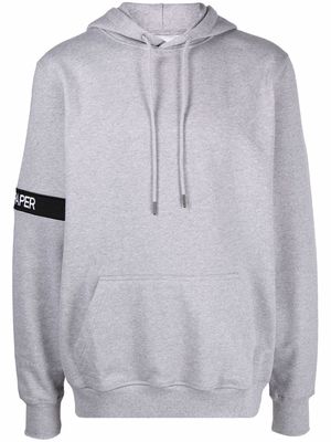 Daily Paper logo sleeve hoodie - Grey