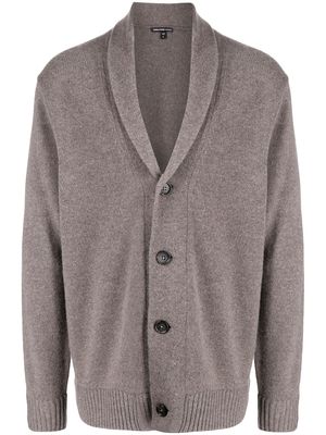 James Perse shawl-collar cashmere cardigan - Brown