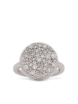 ALINKA 18kt white gold diamond Black Caviar ring - Silver