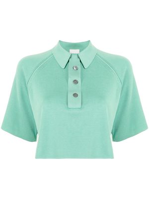 Forte Forte cropped polo top - Green