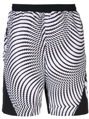 Palace swirl print shorts - Black