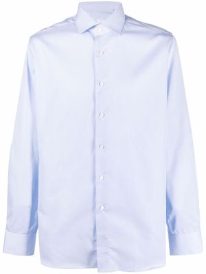 Xacus buttoned-up cotton shirt - Blue