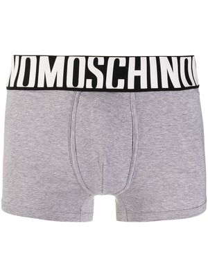 Moschino logo waistband boxers - Grey