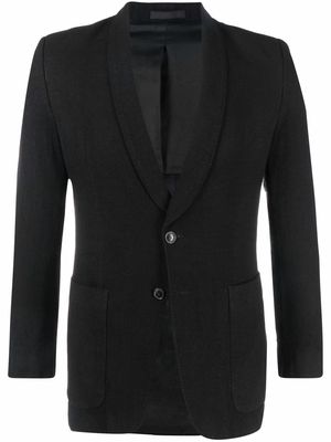 Maison Martin Margiela Pre-Owned 2000s shawl lapels single-breasted blazer - Black