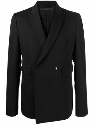 SAPIO double-breasted tailored blazer - Black