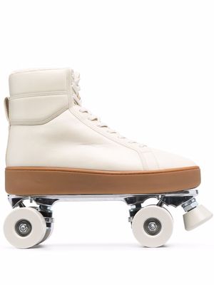 Bottega Veneta Quilt padded leather roller skates - Neutrals