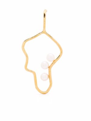 CONCEPTO Hazel pearl-embellished earrings - Gold
