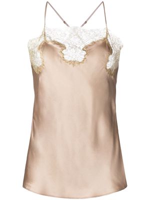 Gilda & Pearl Gina silk camisole top - Neutrals