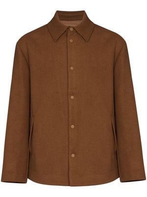 Holzweiler Moli long-sleeved shirt - Brown